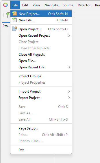 Java New Project