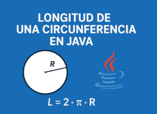 calcular la longitud de una circunferencia Java a partir del radio